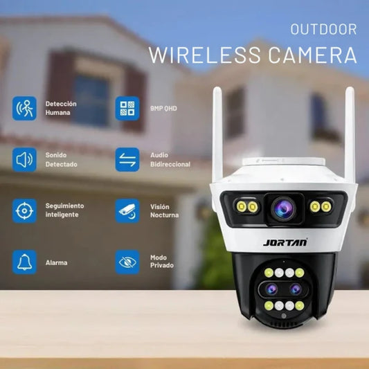 Cámara de Seguridad WiFi JORTAN4 9MP - V